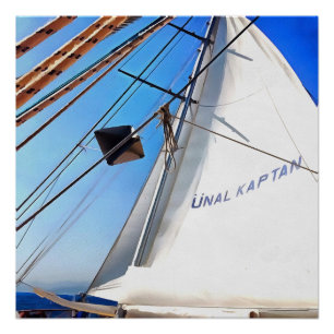 Der Realist passt die Segel-Kunst an Poster