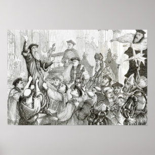 Der Recantation von Erzbischof Cranmer Poster