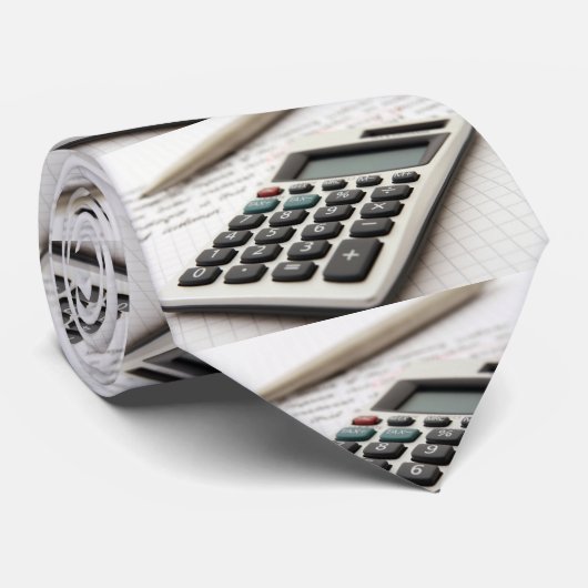 "Der Rechner" Krawatte (Gerollt)