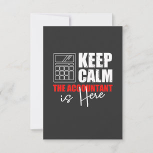 Der Rechnungsführer ist hier Dankeskarte