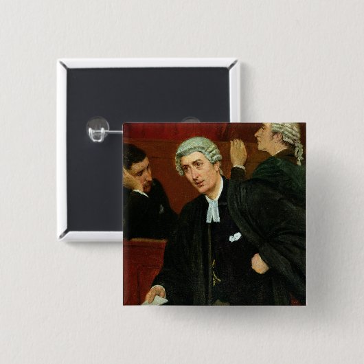 Der Rechtsanwalt Button (Vorne & Hinten)