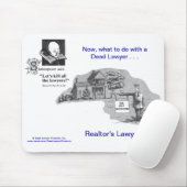 Der Rechtsanwalt Mousepad toten Lawyer™ (Mit Mouse)