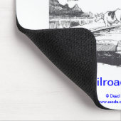 Der Rechtsanwalt Mousepad toter Lawyer™ Eisenbahn (Ecke)