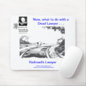 Der Rechtsanwalt Mousepad toter Lawyer™ Eisenbahn (Mit Mouse)