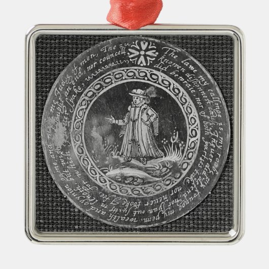 Der Rechtsanwalt Silbernes Ornament (Vorne)