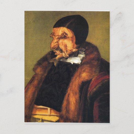 Der Rechtsanwalt von Giuseppe Arcimboldo Postkarte (Vorderseite)