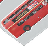 Der Red Double-Decker London-Bus Kurzer Tischläufer (Ecke)