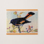 Der Redstart-Vogel Puzzle (Horizontal)