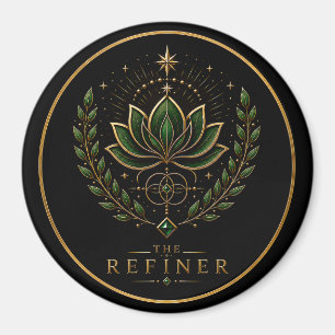 Der Refiner Virgo Archetyp Kreis Magnet