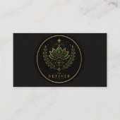 Der Refiner Virgo Personalisiertes Archetyp Visitenkarte (Vorderseite)