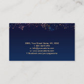 Der Reflektionsbaum des Lebens - Farbenreich Visitenkarte (Rückseite)