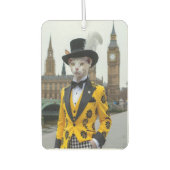 Der Regal Sphynx in seinem verblüffenden Anzug im Autolufterfrischer (Vorderseite)