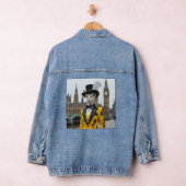 Der Regal Sphynx in seinem verblüffenden Anzug im Jeansjacke (Hangar)