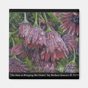 "Der Regen bringt mich runter" Magnet