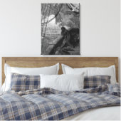 Der Regen fängt an zu fallen Leinwanddruck (Insitu (Schlafzimmer))