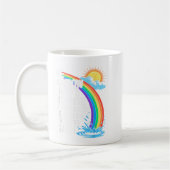 Der Regenbogen ist Gottes Versprechen Christlichen Kaffeetasse (Links)