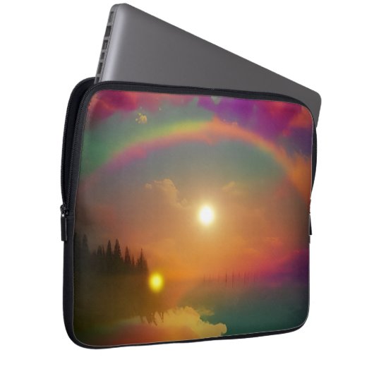 Der Regenbogen Laptopschutzhülle (Vorne Rechts)