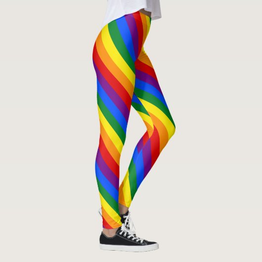 Der Regenbogen-Leggings der Frauen Leggings (Rechts)