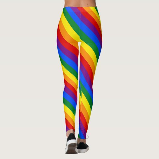 Der Regenbogen-Leggings der Frauen Leggings (Rückseite)