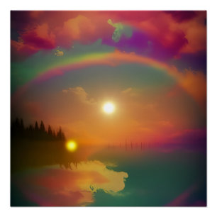 Der Regenbogen Poster