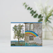 Der Regenbogen Postkarte (Stehend Vorderseite)