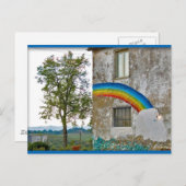 Der Regenbogen Postkarte (Vorne/Hinten)