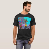 Der Regenbogen-Trampoline-T - Shirt (Vorne ganz)