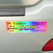 Der Regenbogen-Versprechen des Gottes Autoaufkleber (Auf Auto)