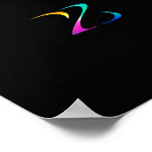 Der Regenbogen Z Poster (Ecke)