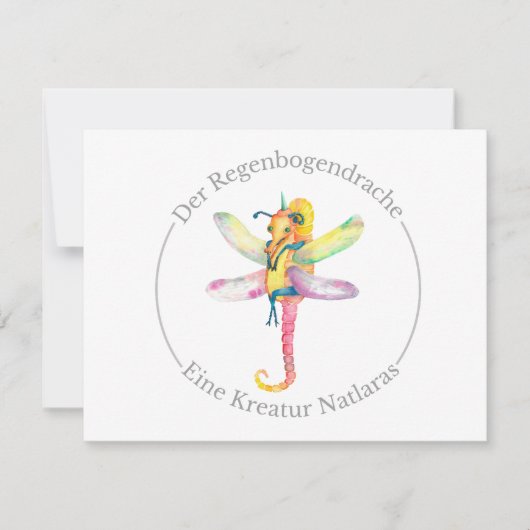 Der Regenbogendrache - Eine Kreatur Natlaras (Vorderseite)