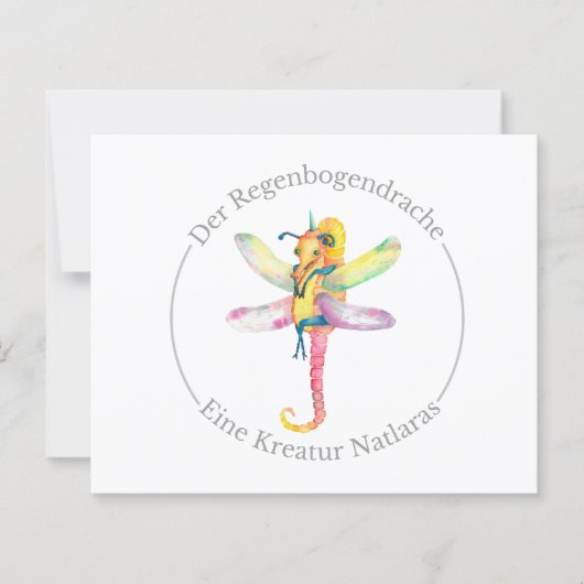 Der Regenbogendrache - Eine Kreatur Natlaras (Vorderseite)