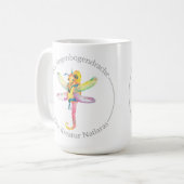 Der Regenbogendrache - Eine Kreatur Natlaras Kaffeetasse (Vorderseite Links)