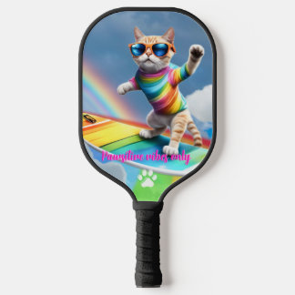 Der Regenbogenfahrer Pickleball Schläger