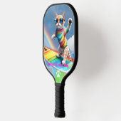 Der Regenbogenfahrer Pickleball Schläger (Links)