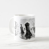 Der regenküsse Friedhof Kaffeetasse (Vorderseite Links)