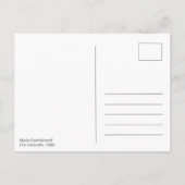 Der Regenschirm von Marie Bashkirtseff CC0220 Post Postkarte (Rückseite)