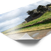 Der Regenstein, die schwarze Kante Fotodruck (Ecke)