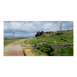 Der Regenstein, die schwarze Kante Poster