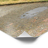 Der Regenstein, die schwarze Kante Poster (Ecke)