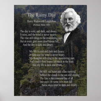 Der Regentag 16x20 Poster