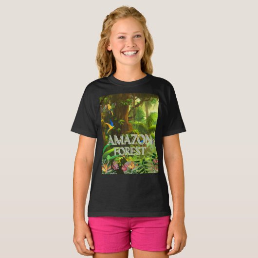 Der Regenwald des Amazonas - der Amazonaswald T-Shirt (Vorne ganz)