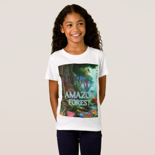 Der Regenwald des Amazonas - der Amazonaswald T-Shirt (Vorne ganz)