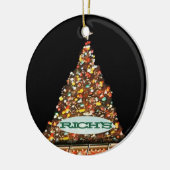 Der reiche Atlanta, der reiche Weihnachtsbaum, der Keramik Ornament (Links)