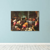 Der reiche Mann und Lazarus, 1590-1595 Leinwanddruck (Insitu (Holzboden))