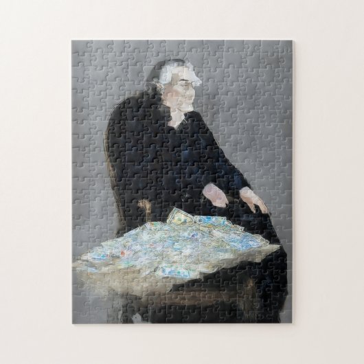 Der Reichtum des Reflektionspuzzles Puzzle (Vertikal)