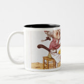 Der Reinigungs-Topf des Jacobins, 1793 Zweifarbige Tasse (Links)