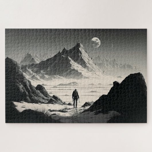 Der Reisende 1014 Stück Schwieriges Puzzle Jigsaw (Horizontal)