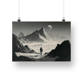 Der Reisende 1014 Stück Schwieriges Puzzle Jigsaw