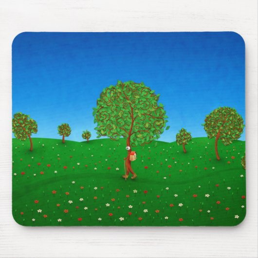 Der reisende Baum Mousepad (Vorne)