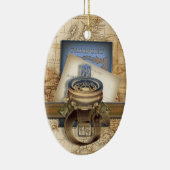 Der Reisende Keramikornament (Rechts)